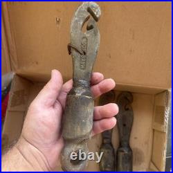 Antique Mays Hook Swivel Hook Brass Bronze Nautical Fishing Tool. Very RARE
