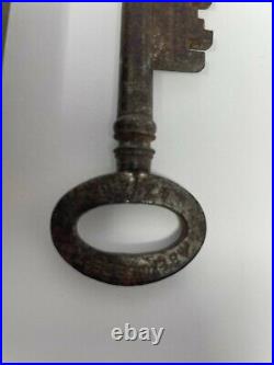 Antique Old Very Rare CHUBB London Brass Lock With Original CHUBB Key NH7013
