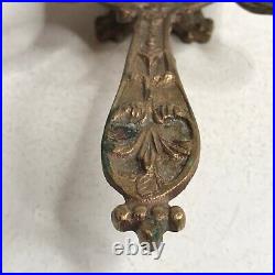 Antique Ornate Brass Bird Candle Holder (VERY RARE)