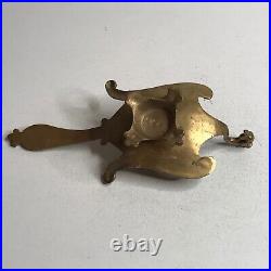 Antique Ornate Brass Bird Candle Holder (VERY RARE)