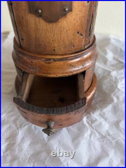 Antique Rare English Victorian Period Country Pillar Form Mailbox Very Nice