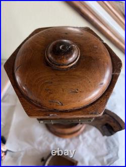 Antique Rare English Victorian Period Country Pillar Form Mailbox Very Nice