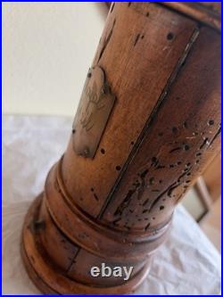 Antique Rare English Victorian Period Country Pillar Form Mailbox Very Nice