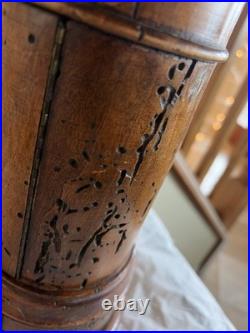 Antique Rare English Victorian Period Country Pillar Form Mailbox Very Nice