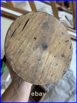 Antique Rare English Victorian Period Country Pillar Form Mailbox Very Nice