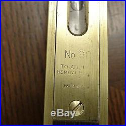 Antique Rare Stanley No 98 Brass Bound 12 Level and Plumb Very Nice Restored