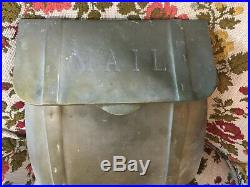 Antique Saddlebag Vintage Solid Brass Mail Box Mailbox Very Rare Collectors Item