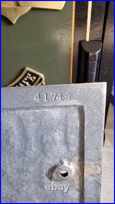 Antique Safe Plaque Hobbs Very Rare Size