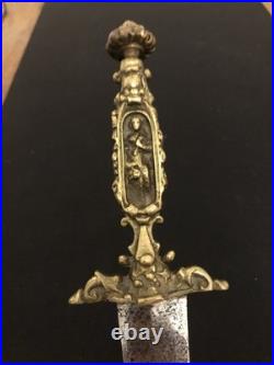 Antique Satanic Ritual Ceremonial? Dagger 19th Century 1800's Very Rare