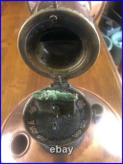 Antique Ships Heater Copper Brass Very Rare
