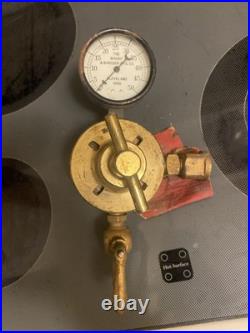 Antique The Bishop Babcock Brass Carbonic Gas Regulators 1900 Very Rare WithTag