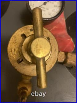Antique The Bishop Babcock Brass Carbonic Gas Regulators 1900 Very Rare WithTag
