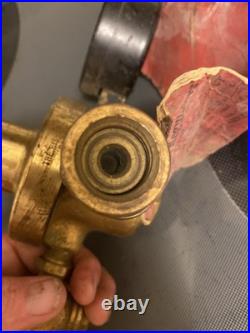 Antique The Bishop Babcock Brass Carbonic Gas Regulators 1900 Very Rare WithTag