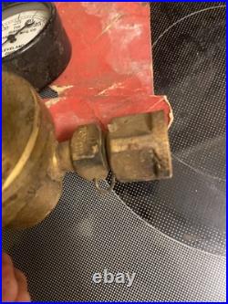 Antique The Bishop Babcock Brass Carbonic Gas Regulators 1900 Very Rare WithTag