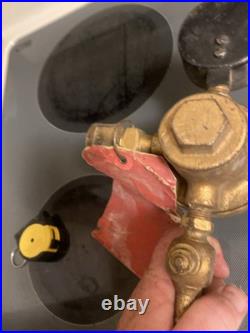 Antique The Bishop Babcock Brass Carbonic Gas Regulators 1900 Very Rare WithTag