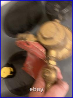 Antique The Bishop Babcock Brass Carbonic Gas Regulators 1900 Very Rare WithTag