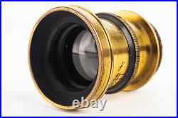 Antique The Elliot's Extra Rapid 7 Inch f/8 Brass Lens VERY RARE V14