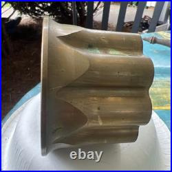 Antique Very Heavy Brass Rotor Of Some Sort. Hard To Identify Rare 2.5 H 3 L