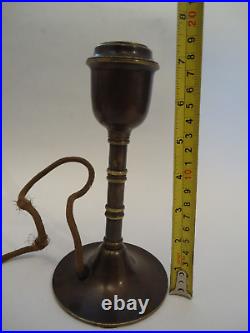 Antique Very Rare AEG Design Brass Candle Electric Lighter 150V-Germany 1920/30s