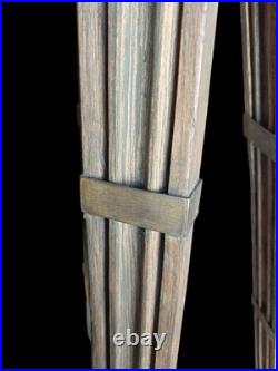Antique Very Rare Carl Zeiss Military Tripod Brass & Wood