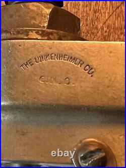 Antique Very Rare Locomotive Lukenheimer Brass Oiler Dual Feed Steam Engine