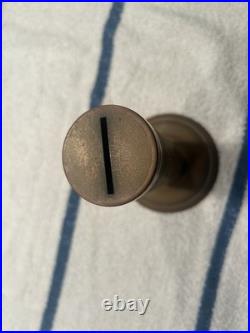 Antique Very Rare Mid 1800s Nevada Territory Miners Bank Copper Coin Bank