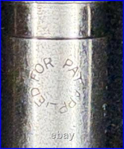 Antique Very Rare Set of 5 New SCM Company Brass Nickel Tire Valve Stem Covers