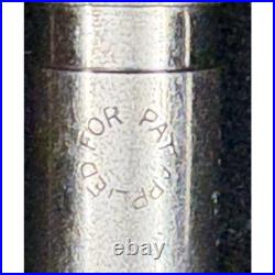 Antique Very Rare Set of 5 New SCM Company Brass Nickel Tire Valve Stem Covers