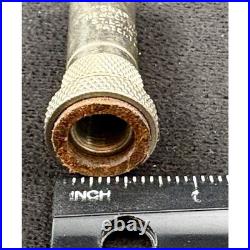 Antique Very Rare Set of 5 New SCM Company Brass Nickel Tire Valve Stem Covers