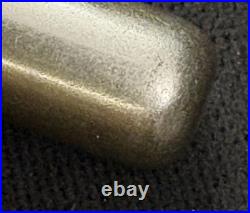 Antique Very Rare Set of 5 New SCM Company Brass Nickel Tire Valve Stem Covers