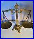 Antique-Very-Rare-Small-Scale-Beam-Scales-Wrought-Iron-Brass-Beautiful-01-fu