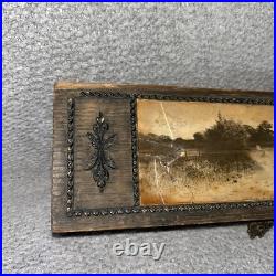 Antique Victorian AUSTRIAN Court Boxes Carved Gilded Very beautiful RARE