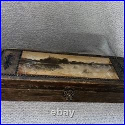 Antique Victorian AUSTRIAN Court Boxes Carved Gilded Very beautiful RARE