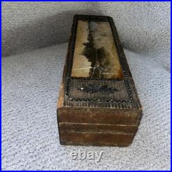 Antique Victorian AUSTRIAN Court Boxes Carved Gilded Very beautiful RARE