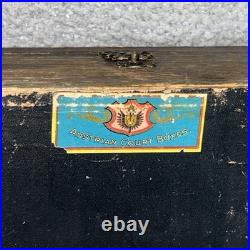 Antique Victorian AUSTRIAN Court Boxes Carved Gilded Very beautiful RARE