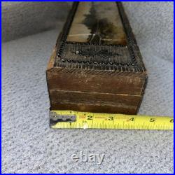 Antique Victorian AUSTRIAN Court Boxes Carved Gilded Very beautiful RARE