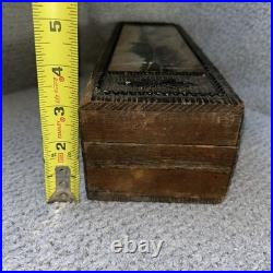Antique Victorian AUSTRIAN Court Boxes Carved Gilded Very beautiful RARE