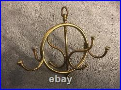 Antique Victorian Circular Brass Folding Hook Kite Mark COLLECTABLE Very Rare