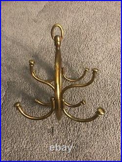 Antique Victorian Circular Brass Folding Hook Kite Mark COLLECTABLE Very Rare