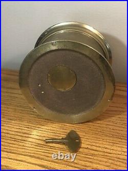 Antique Vtg Chelsea Ships Bell 5.5 Key Works Brass Original Sn#598125 Very-rare