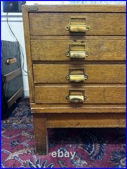 Antique Yawman & Erbe Dovetail Wood File Brass Hinge Rochester NY VERY RARE