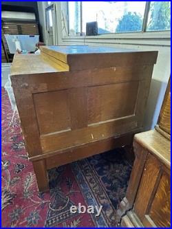 Antique Yawman & Erbe Dovetail Wood File Brass Hinge Rochester NY VERY RARE