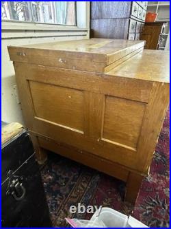 Antique Yawman & Erbe Dovetail Wood File Brass Hinge Rochester NY VERY RARE