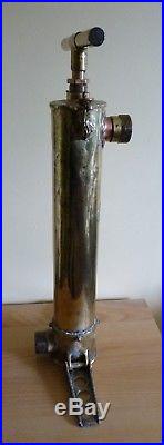 Antique brass fire fighting pump fire extinguisher Very rare