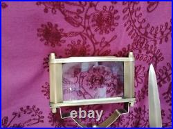 Antique magnifying glass and letter knife very rare top condition