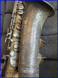 Antique/vintage Very Rare Old Knickerbocker Saxophone