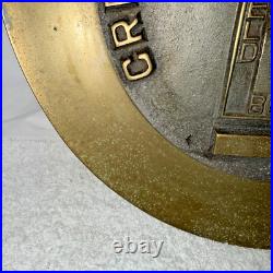 Art Deco Mansfield Beauty Academy Hair Styling Award brass 12 large VERY RARE