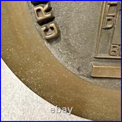 Art Deco Mansfield Beauty Academy Hair Styling Award brass 12 large VERY RARE