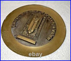 Art Deco Mansfield Beauty Academy Hair Styling Award brass 12 large VERY RARE