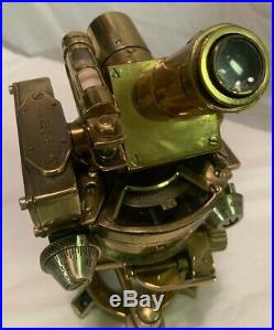 Artillery Aiming Circle/Range FinderVery Rare Brass O. S. 1817 G. A. No. 7 Mk 4/1
